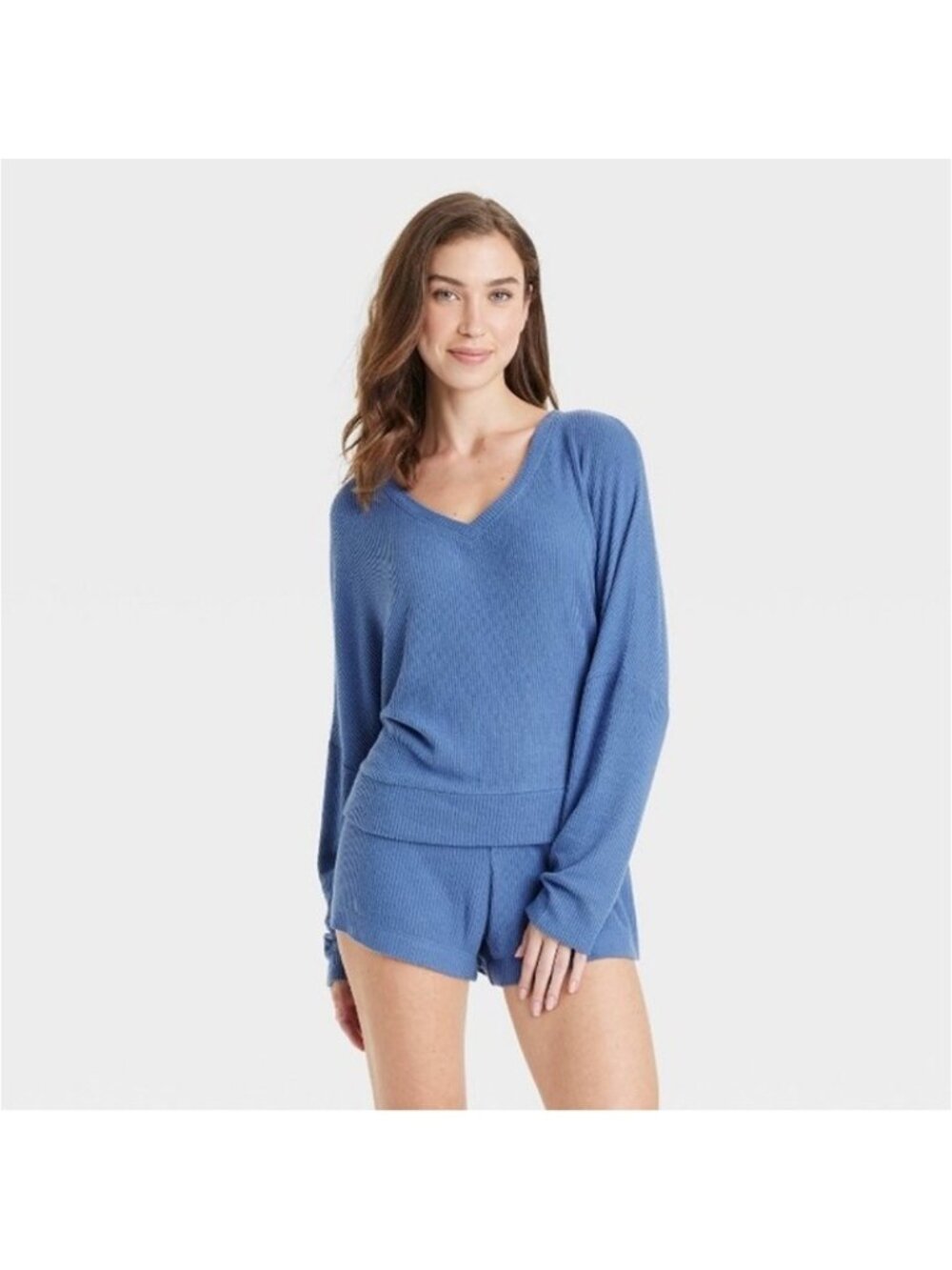 Women's Ribbed Pullover Auden Blue 1X